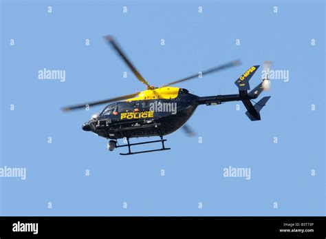 Police helicopter London England Stock Photo - Alamy