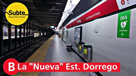 La NUEVA Estación Dorrego Línea B Subte de Buenos Aires YouTube