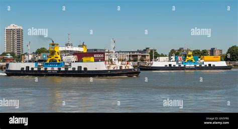 The Woolwich Ferry Stock Photo - Alamy