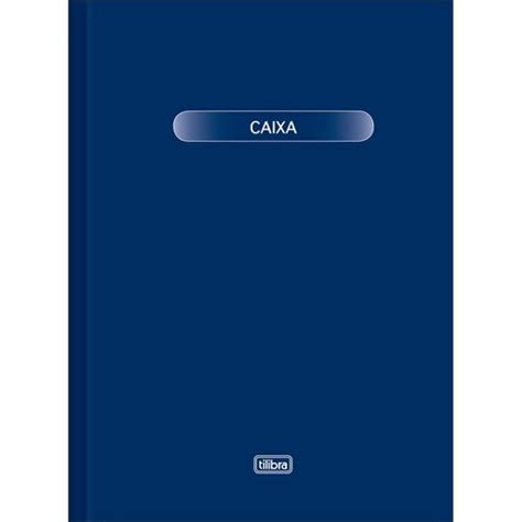 Livro Caixa Capa Dura Grande 100 Folhas Tilibra Submarino