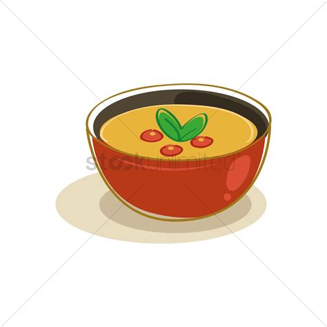 Bowl Of Soup Vector At Vectorified Collection Of Bowl Of Soup