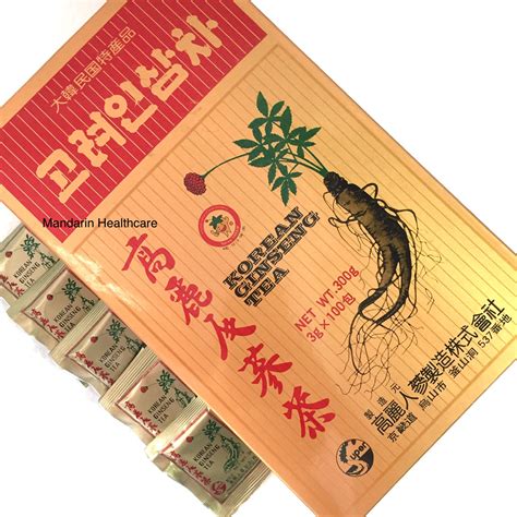 Korean Ginseng Tea Granules Mandarin Healthcare Lazada Ph