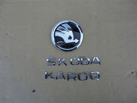 Skoda Karoq Klapa Ty Emblemat Napis Logo Oficjalne