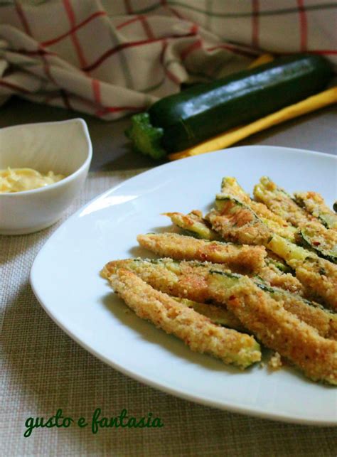 Zucchine Impanate Al Forno Gusto E Fantasia