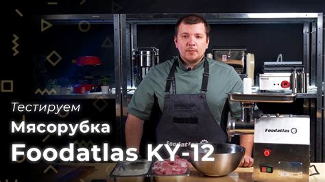 Профессиональная мясорубка Foodatlas KY-12 для ресторанов, кафе ...