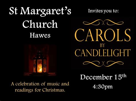 Carols By Candlelight Events Hawes St Margaret A Church Near You