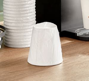 Lavex Oz White Individually Wrapped Paper Hot Cup Case