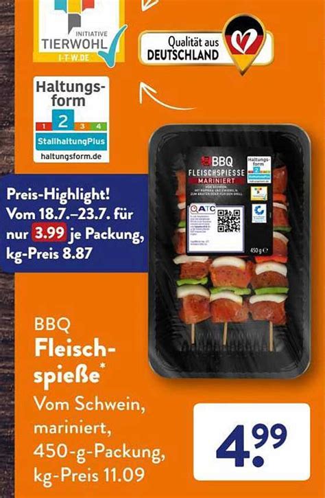 Bbq Fleischspie E Angebot Bei Aldi Sud