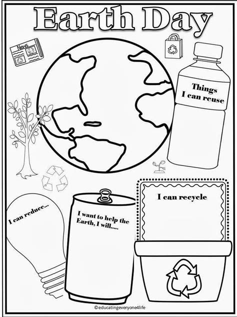 Earth Day Activities Worksheets