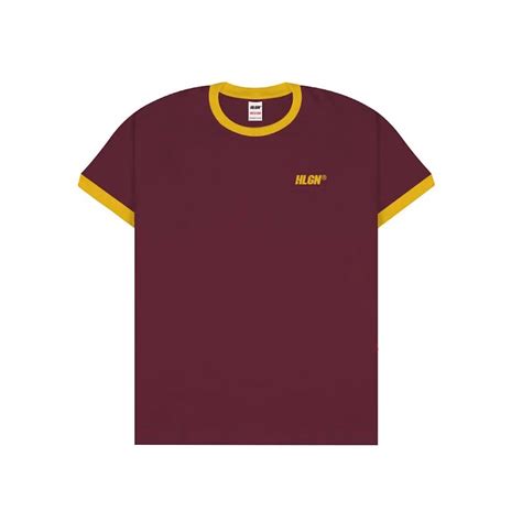 Hooligans T Shirt Cerino R Maroon Yellow Shopee Singapore