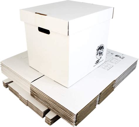 Vinyl Record Storage Box Sturdy Cardboard With Removable Lid