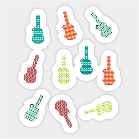 Acoustic Guitar Acoustic Sticker Teepublic