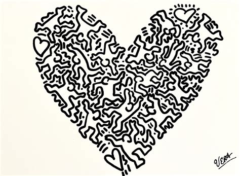 Love Shaped People Heart Original Drawing - Official Website of Artist ...