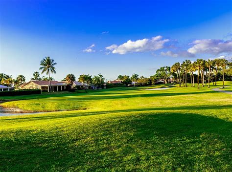 HD Wallpaper Photo Of Green Grass Field Golf Fairway Course Sunset