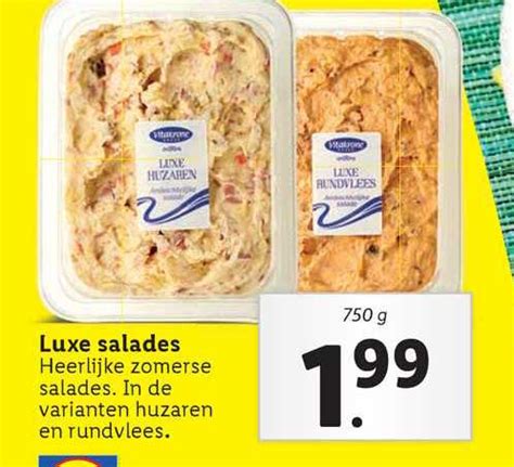 Luxe Salades Aanbieding Bij Lidl Folders Nl