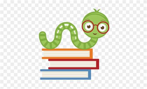 Cute Bookworm Cliparts Bookworm Clipart Free Transparent Png