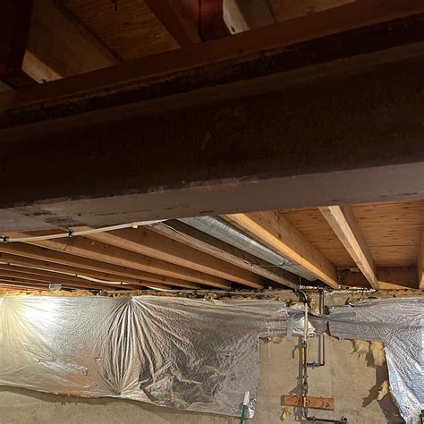 Framing Repairing Termite Damage Floor Joist Home Improvement Stack