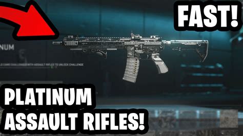 How To Unlock Platinum Assault Rifles Fast And Easy In Call Of Duty