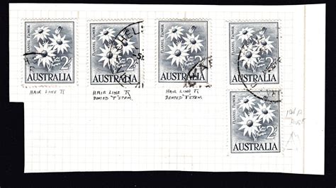 1959 Native Flowers 2 Specialist Lot Pre Decimal Stamps With