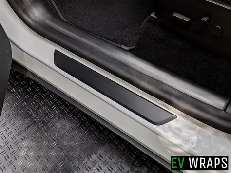 Ev Wraps Tesla Model 3 Model Y Door Sill Protector 2 Pieces Matte Buy Online In United