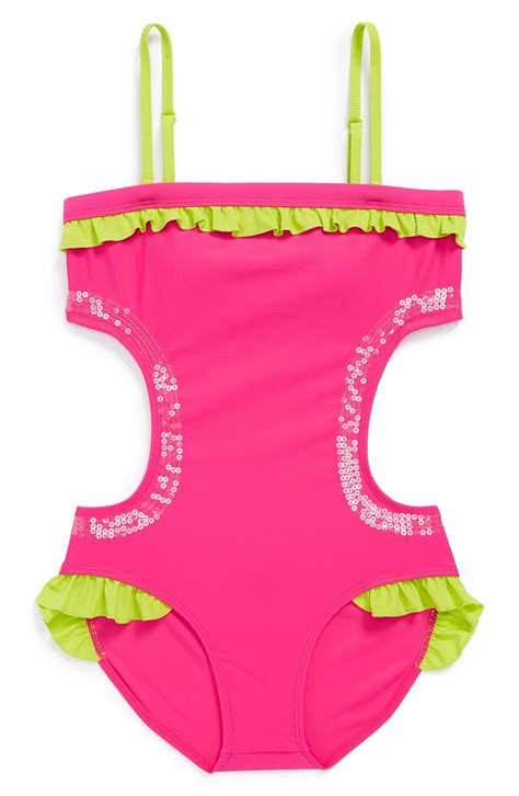 Limeapple Sadie One Piece Swimsuit Big Girls Nordstrom