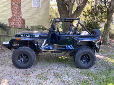 1991 Jeep Wrangler Yj Suv Black 4wd Automatic Renegade For Sale