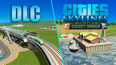 Cities Skylines Sunset Harbor Обзор DLC YouTube