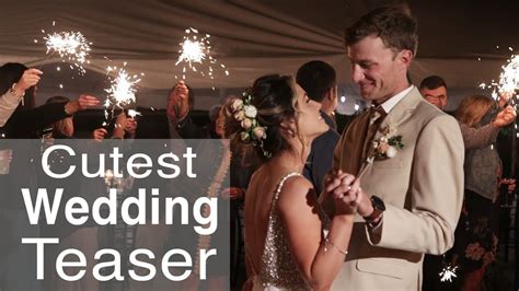 Amazing Wedding Teaser With The Cutest Couple Youtube