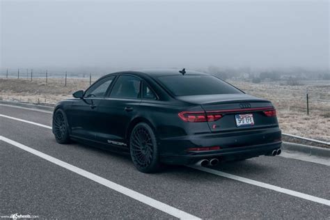 Audi S8 On Our Avant Garde Wheels Srx07 Forged Monoblock In Matte Black