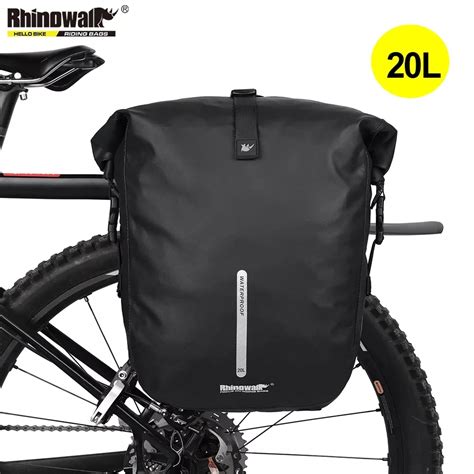 Rhinowalk Mochila Impermeable Para Bicicleta Maletero De Bolsa Para L