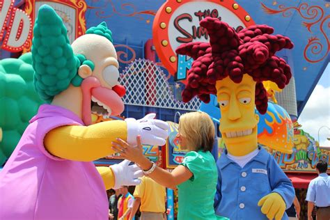 Sideshow Bob And Krusty The Clown At Universal Orlando Flickr