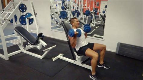 Incline Dumbbell Curls Au Youtube