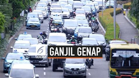 VIDEO Daftar 28 Gerbang Tol Yang Kena Imbas Ganjil Genap News