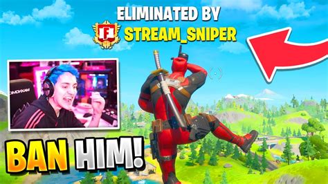 New Fortnite Funniest Stream Snipers Best Moments Youtube