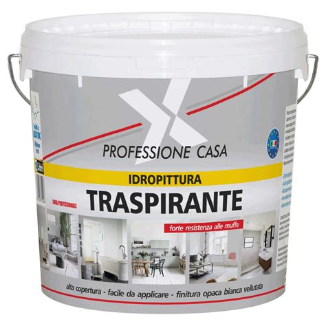 Idropittura Traspirante Alta Copertura Bianco 14 L OBI