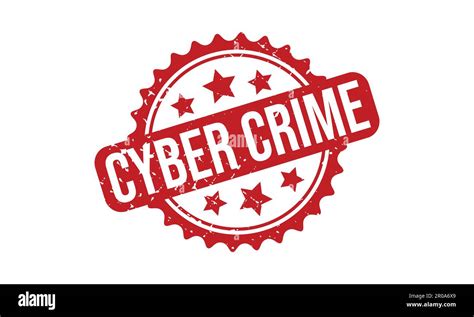 Cyber Crime Rubber Stamp Cyber Crime Rubber Grunge Stamp Seal Vector