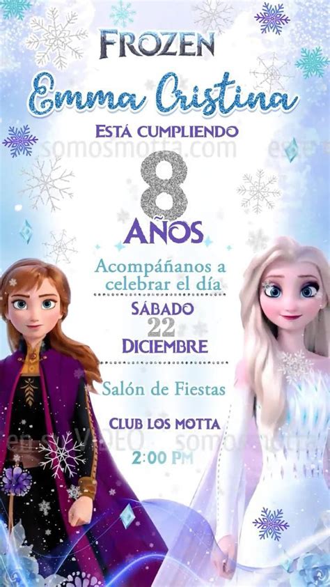 Frozen Invitaciones De Frozen Tarjetas De Invitacion Frozen