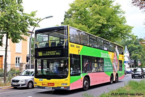 BVG Wagen 3357 auf Linie 186 zum S Bahnhof Lichterfelde Süd Berlin