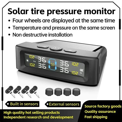 Система контроля давления в шинах TPMS Автомобильная охранная ...