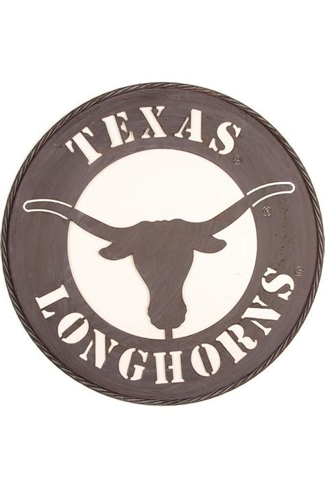 Texas Longhorn Metal Wall Art | University Co-op | Texas longhorns ...