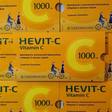 Jual HEVIT C 1000 MG 1 STRIP ISI 10 KAPLET VITAMIN C HEVIT C 1000 ISI