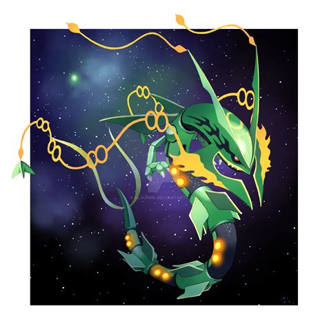 Mega Rayquaza ! by AlouNea on DeviantArt