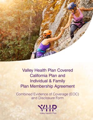 Fillable Online Valley Health Plan Covered Fax Email Print Pdffiller