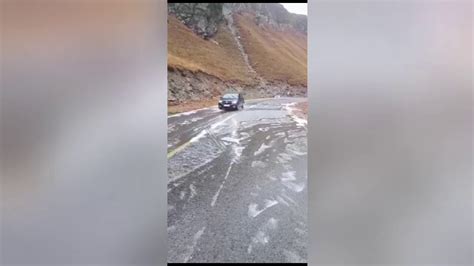 Prima Ninsoare Din Acest Sezon Rece Pe Transalpina Oseaua Acoperit