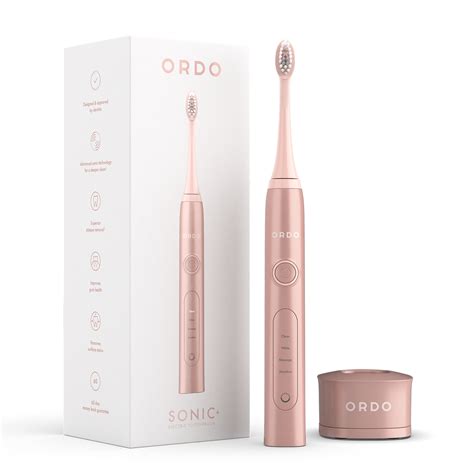 Ordo Sonic Toothbrush | Sonic Toothbrushes Grey, Pink & White | Ordo