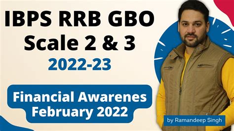 IBPS RRB GBO Scale 2 3 Financial Awareness February 2022 YouTube