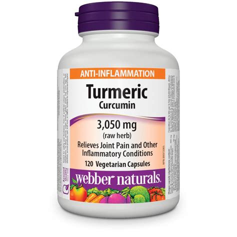 Webber Naturals® Turmeric Curcumin 3,050 mg (raw Herb) | Walmart Canada