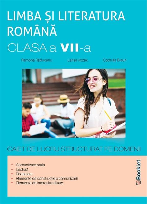 Limba Romana Clasa Caiet De Lucru Structurat Pe Domenii Pdf