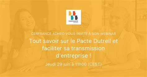 Tout Savoir Sur Le Pacte Dutreil Et Faciliter Sa Transmission D