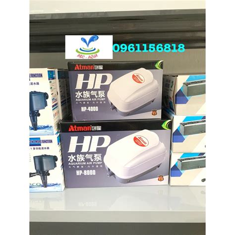 [BH 3 tháng]Máy sủi khí HP 4000-8000-12000 chính hãng ATMAN | Shopee ...